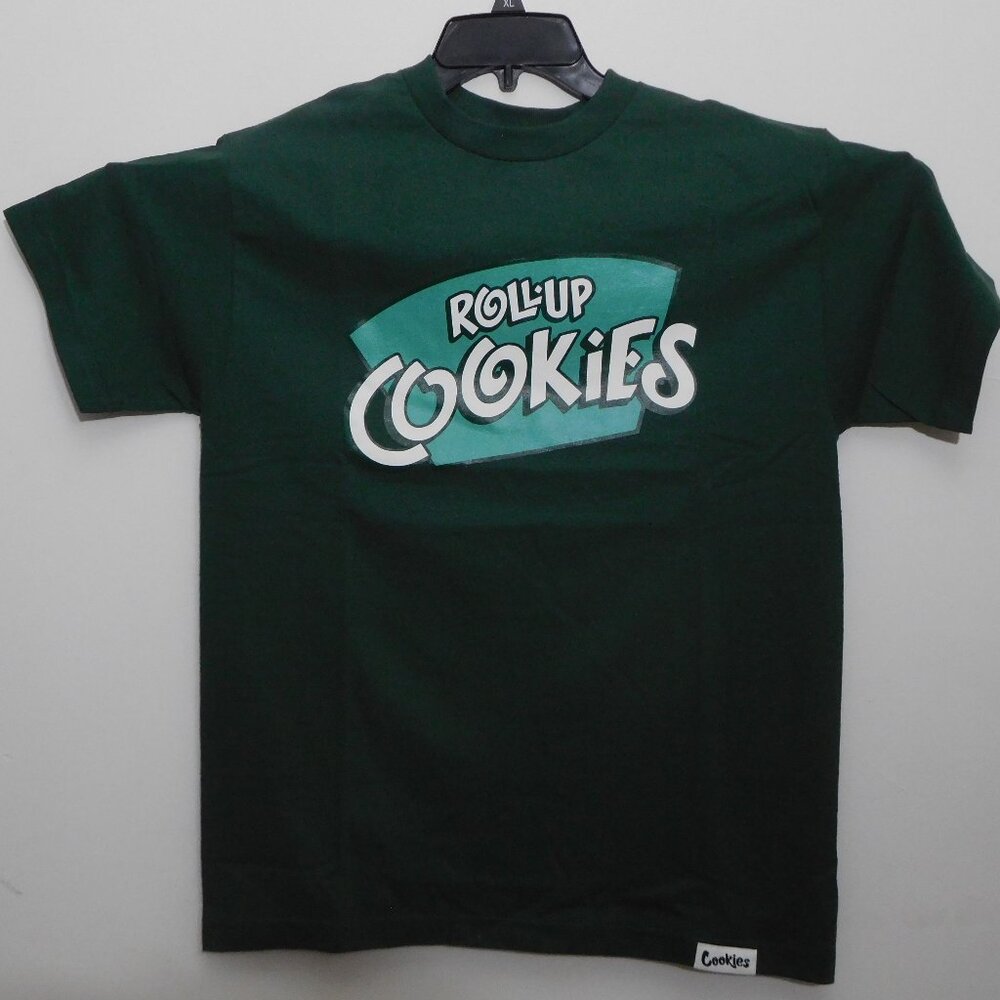 Cookies T Shirt Roll Up Print M